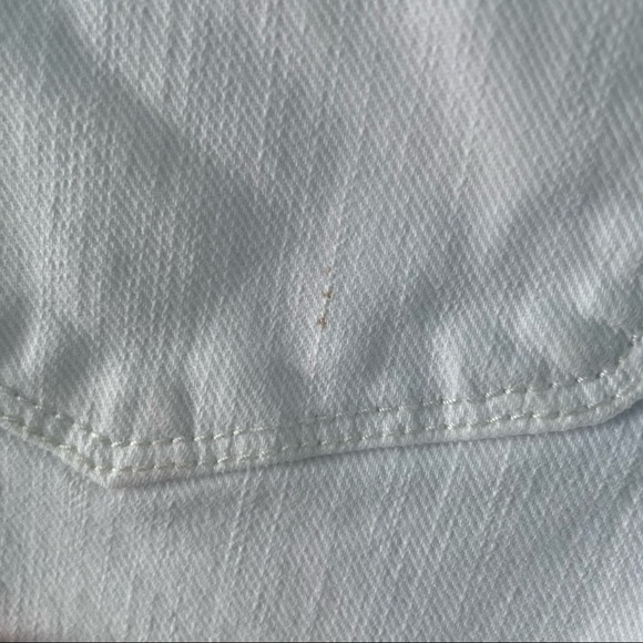 GAP Boyfriend White Denim Jean Shorts 29/8 - Picture 9 of 13